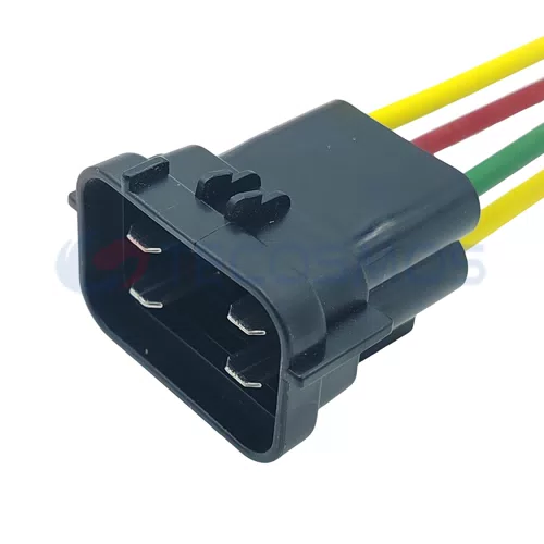 Waterproof Wire Connector Fan Cable Harness Automotive Enclosure Connector for Buick 4pin Male 344074-1 - image 5